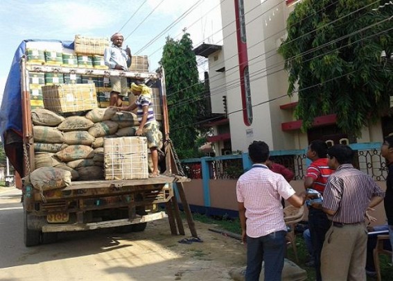 Tax officials seize Rs. 8 lakhs of items at Churaibari